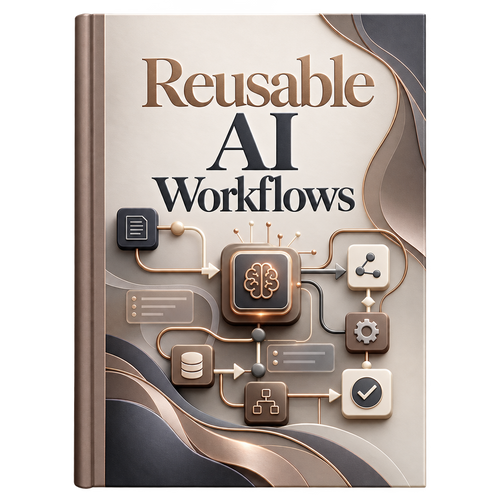 Reusable AI Workflows ebook cover
